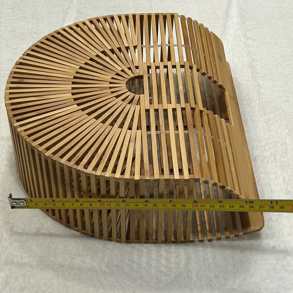Wooden Bamboo Handbag/Beach Bag - Picture 10 of 11